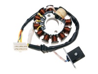 Stator cievka GY6 125 a 150cc 152/157QMI 11 cievok 6 pin alternator