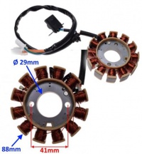 Stator cievka zapalovacia pre skútre GY6 125 152QMI-E4 12cievok 88mm